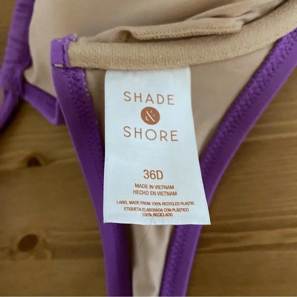 Sz. 36D Target Shade & Shore Bikini Top‎ NWOT (EE8)